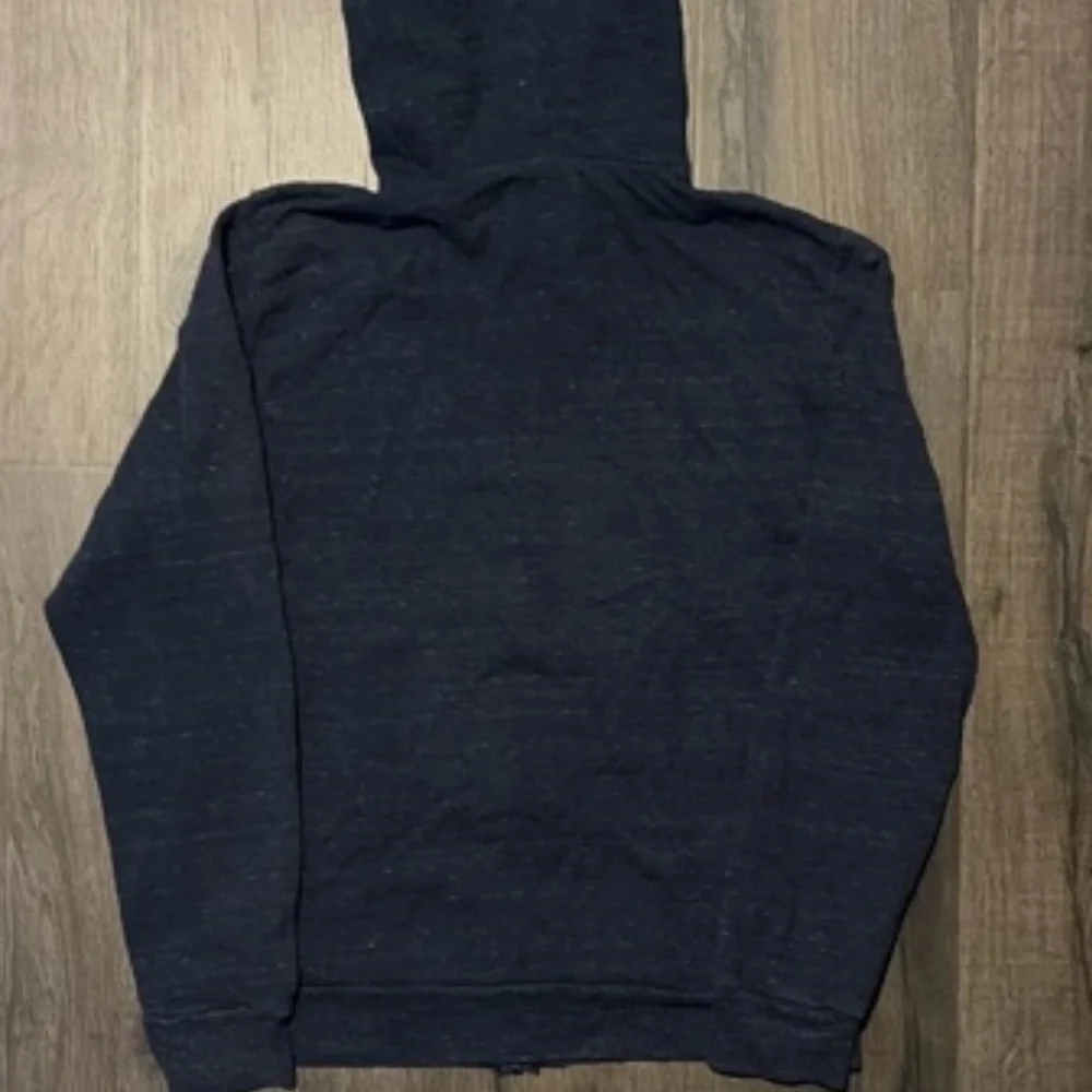 Men's Navy Zip-Up Hoodie Sweater
